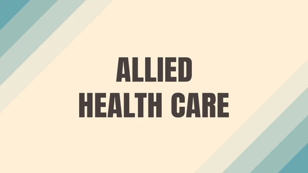 Allied Health Sciences